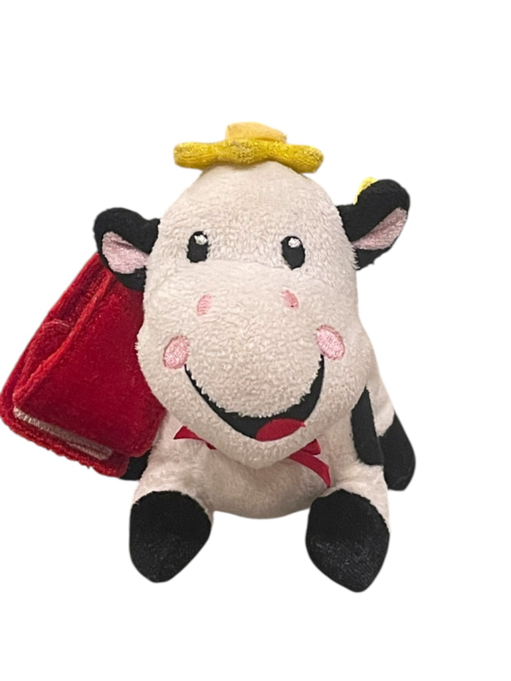 Fisher Price Hanging Rattle Cow Plush Baby Toy 5" - Picture 2 of 14
